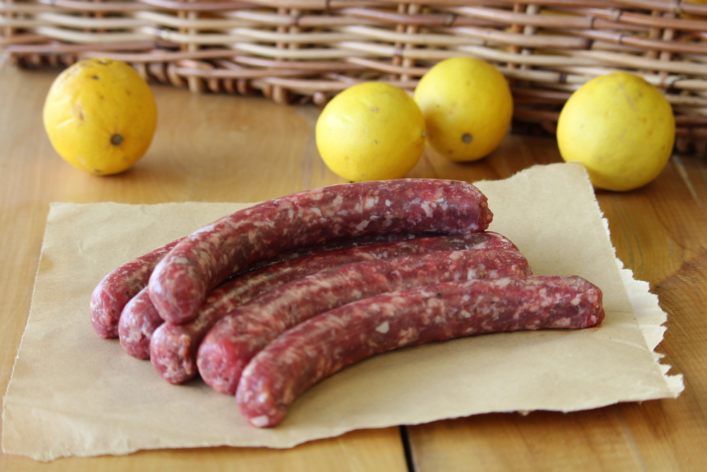 Frozen Beef Sausages Garlic & Parsley